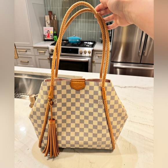 Louis Vuitton Propriano Damier Azur Tote | Mint Condition - Picture 9 of 14